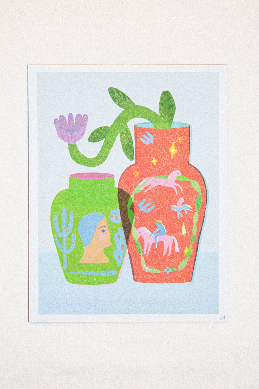 Meeting / Art Print