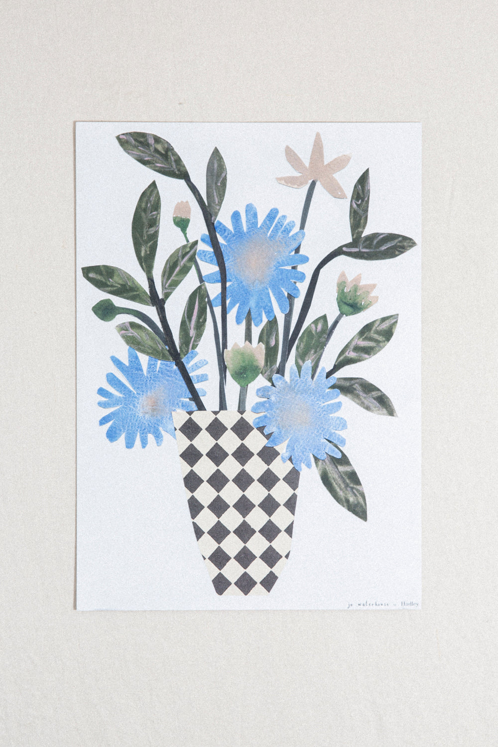 Chequer Vase Print
