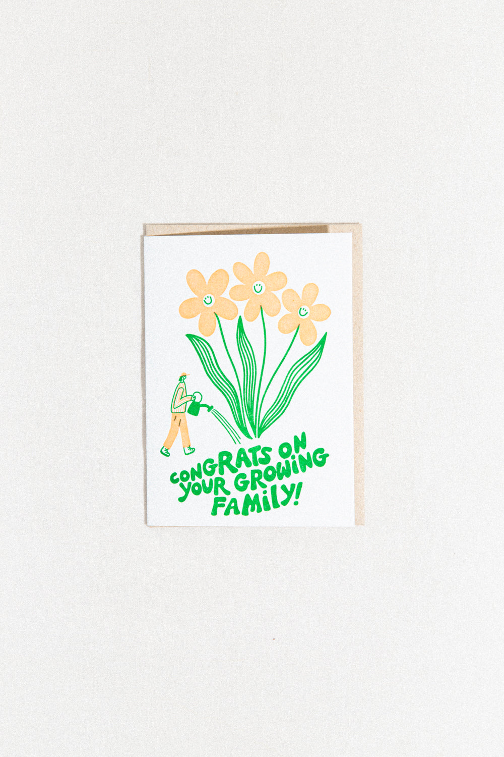 Congrats Growing Family Greeting Card