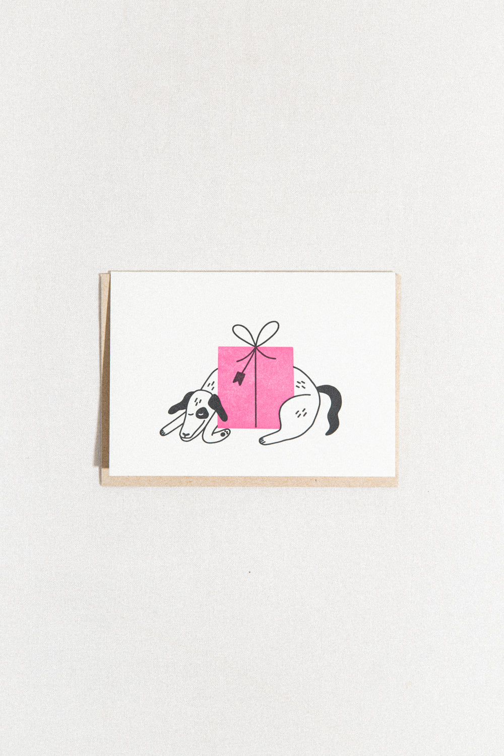 Dog Present Greeting Card