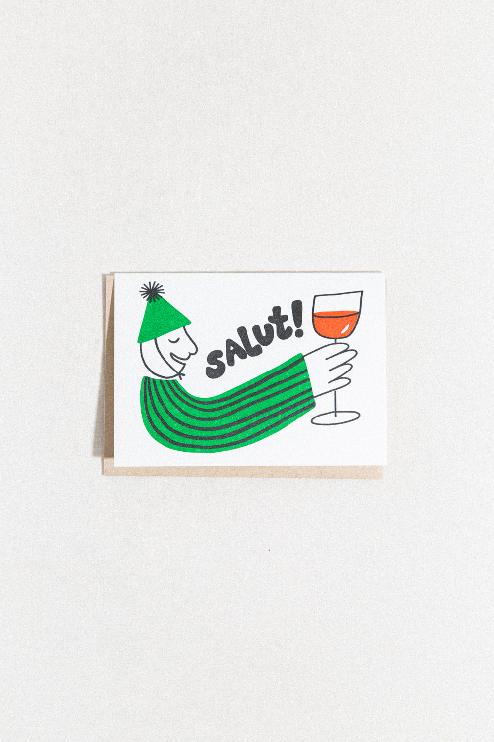 Salut Greeting Card