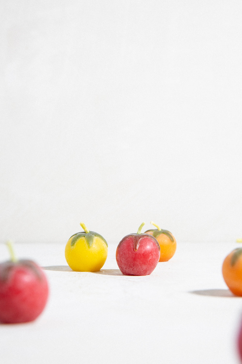 Cherry Tomato Beeswax Candles