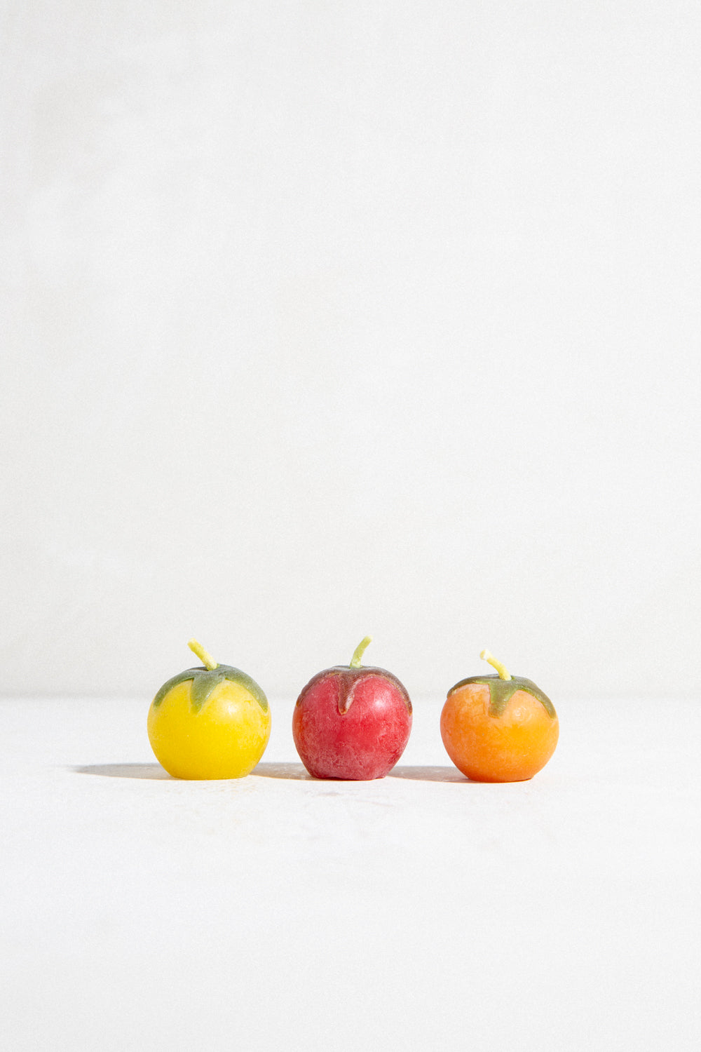 Cherry Tomato Beeswax Candles