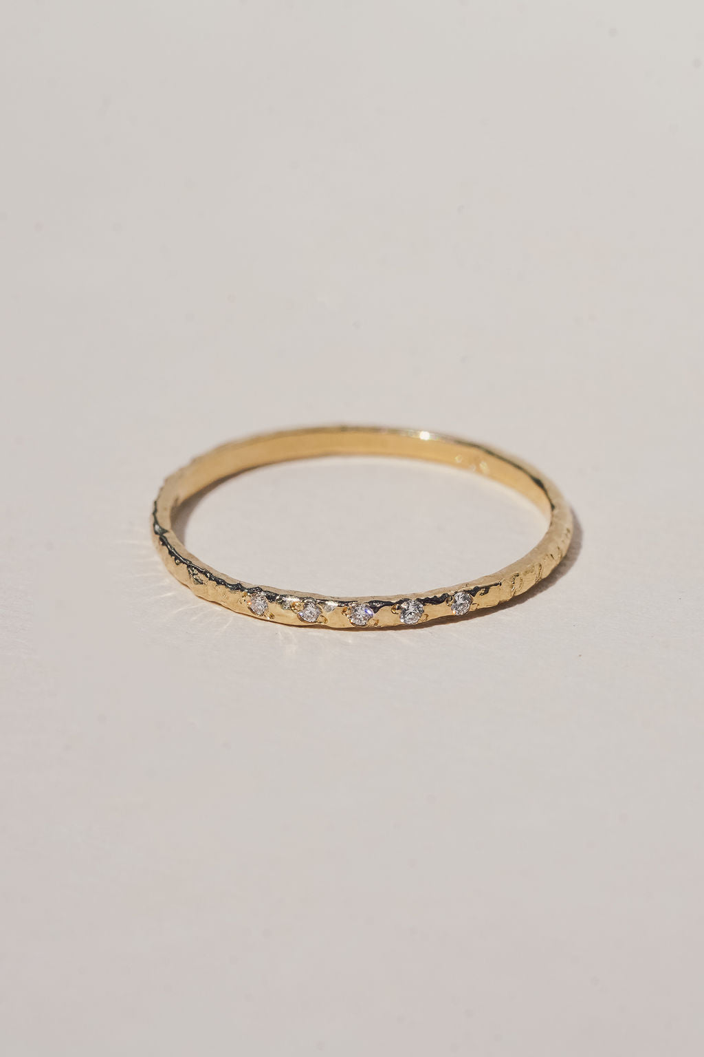 Textured Diamond Band