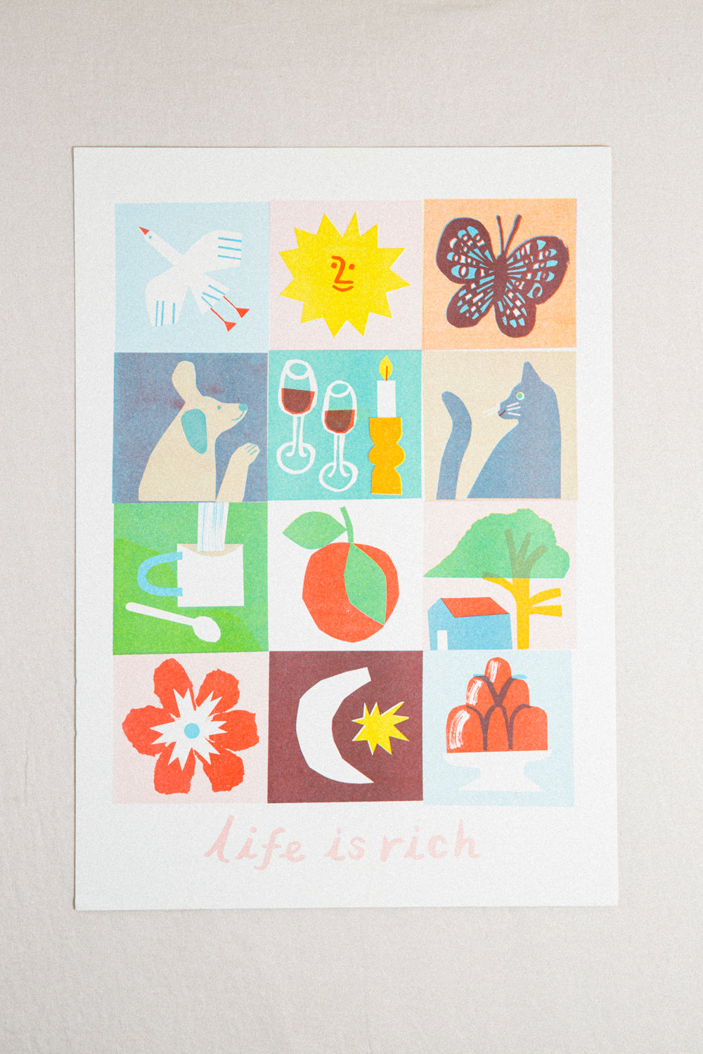 Life Is Rich Print