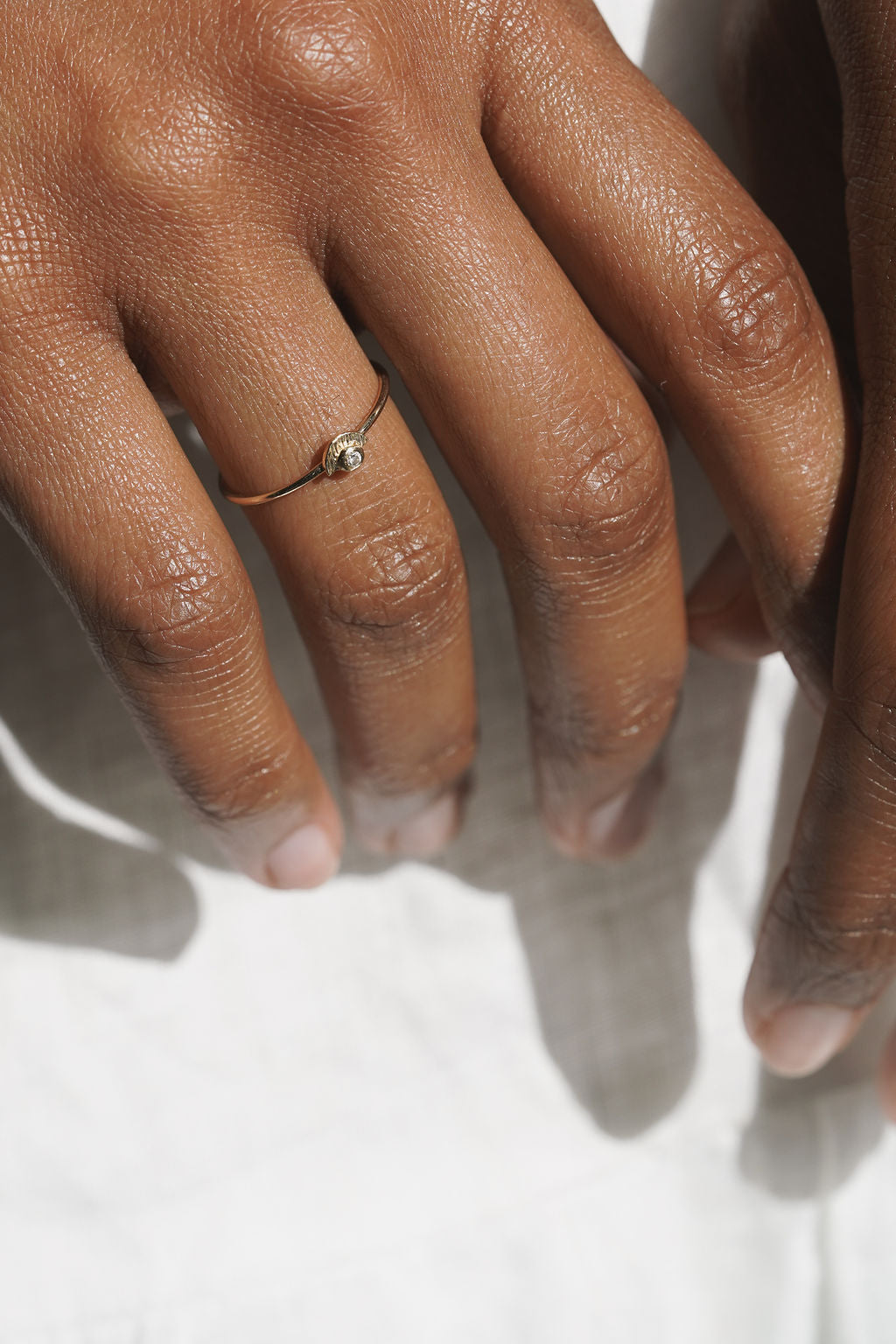 Sunshine Diamond Ring / 14K Gold
