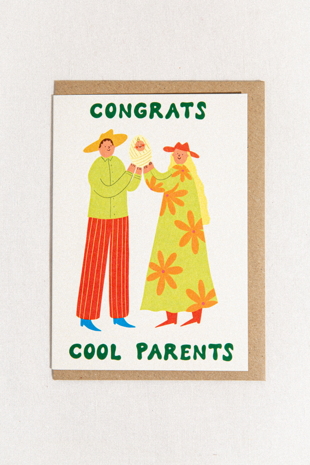 Congrats Cool Parents Greeting Card