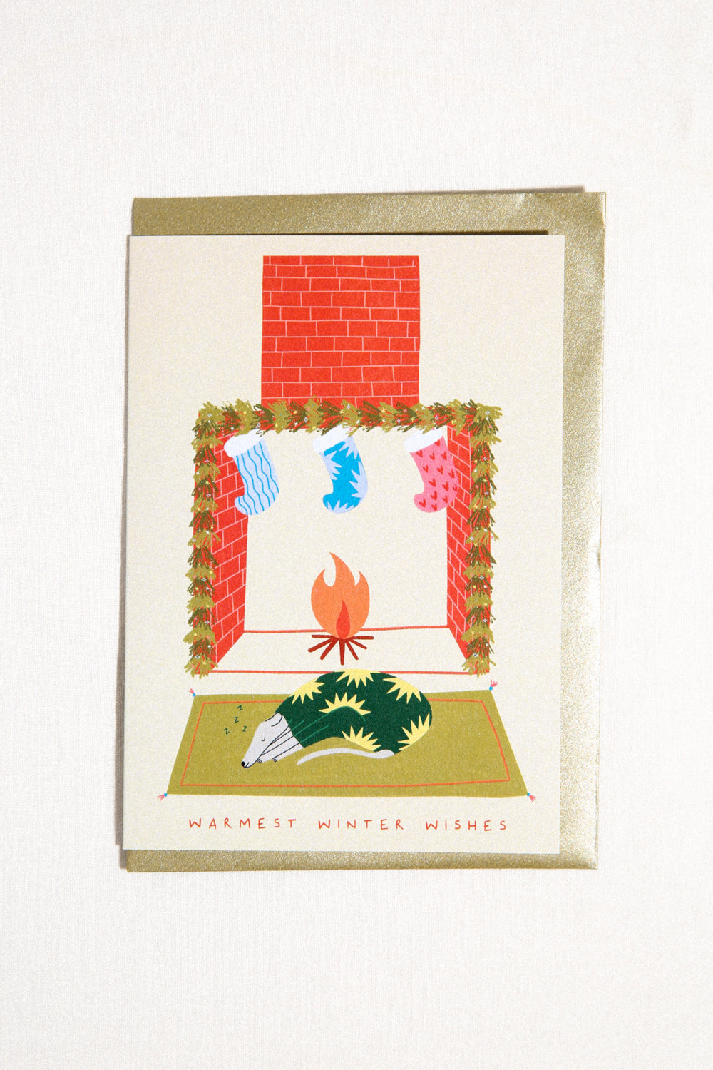 Winter Wishes Greeting Card