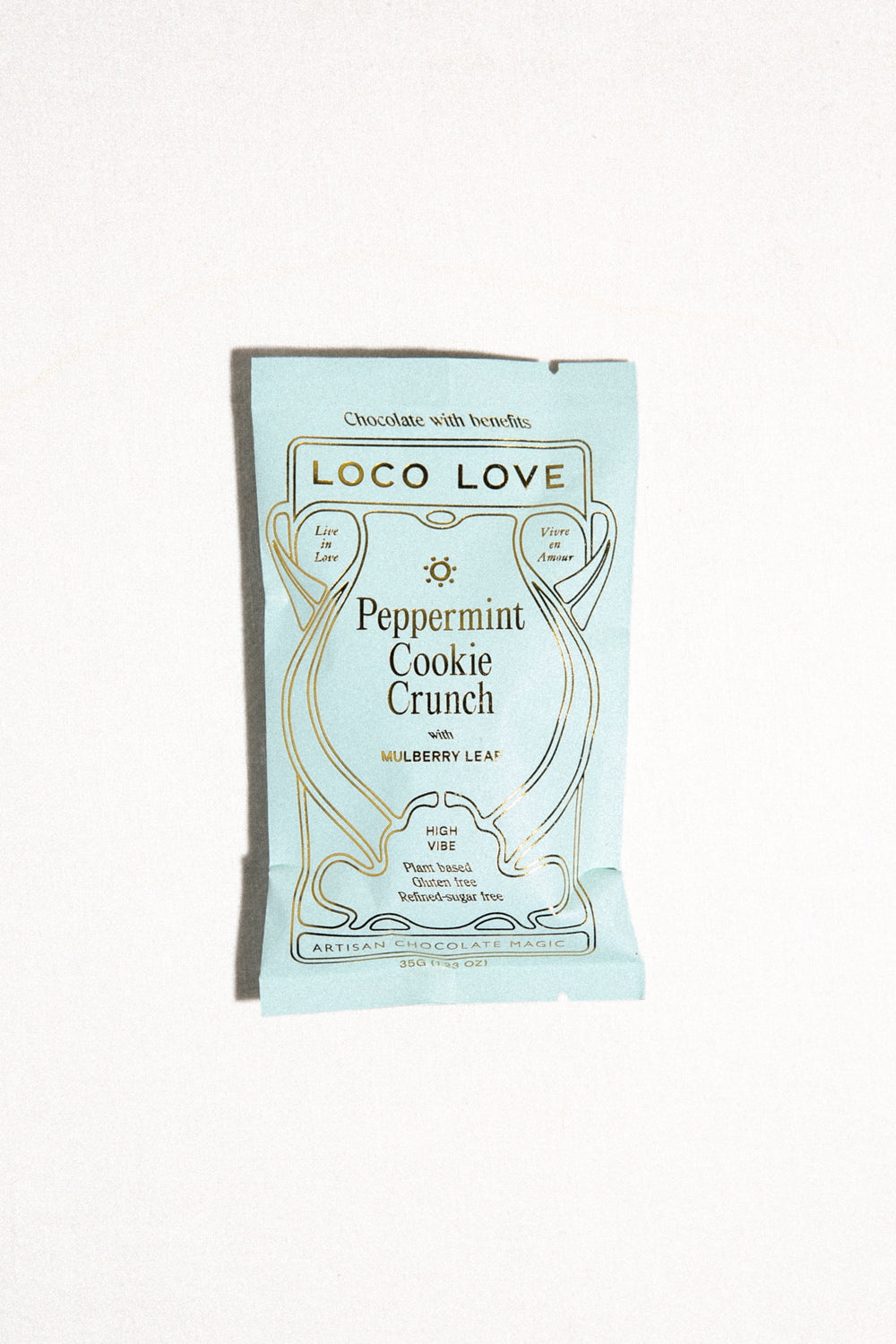 Peppermint Cookie Crunch Chocolate with Mulberry Leaf