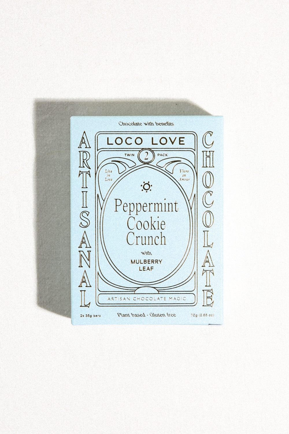 Peppermint Cookie Crunch Chocolate with Mulberry Leaf