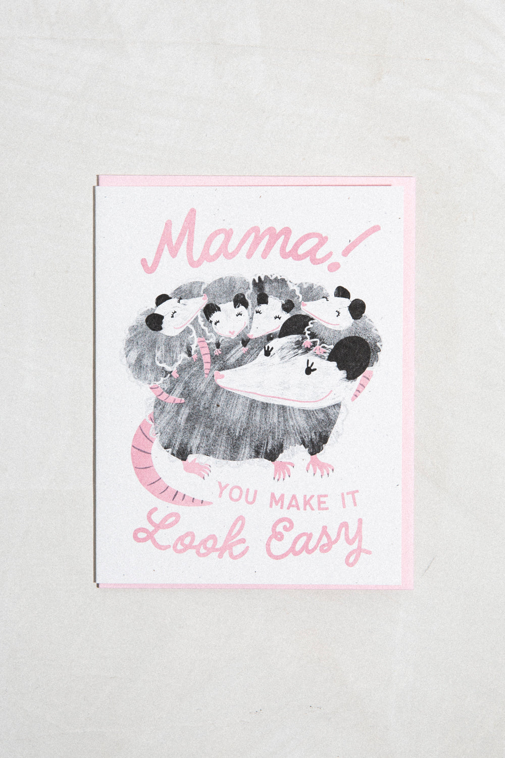 Mama Possum Greeting Card