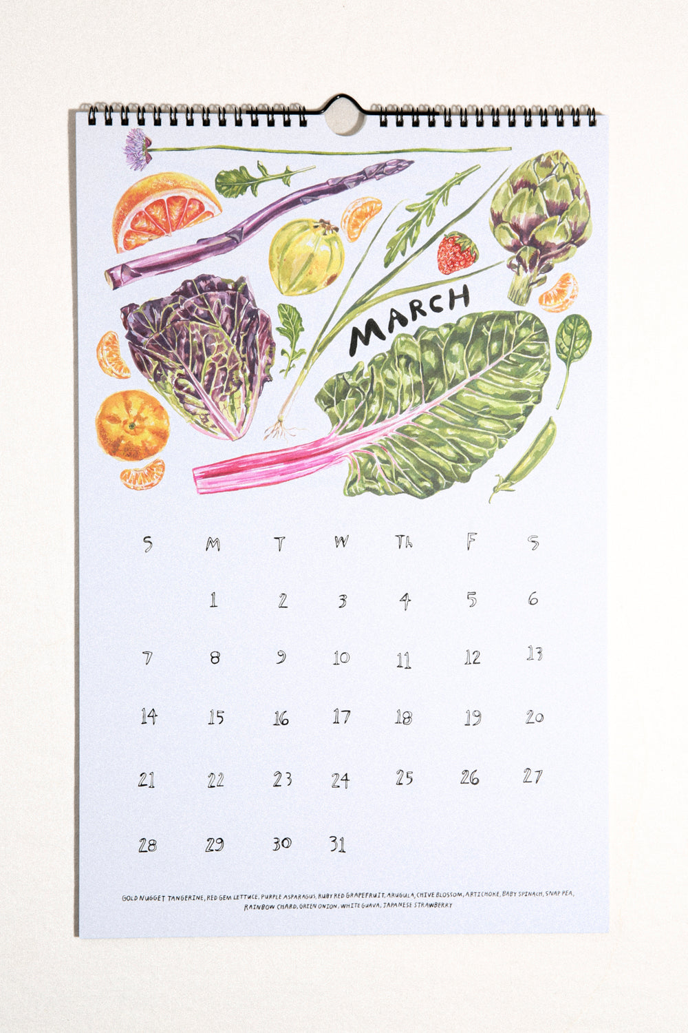 2027 Seasonal Produce Calendar