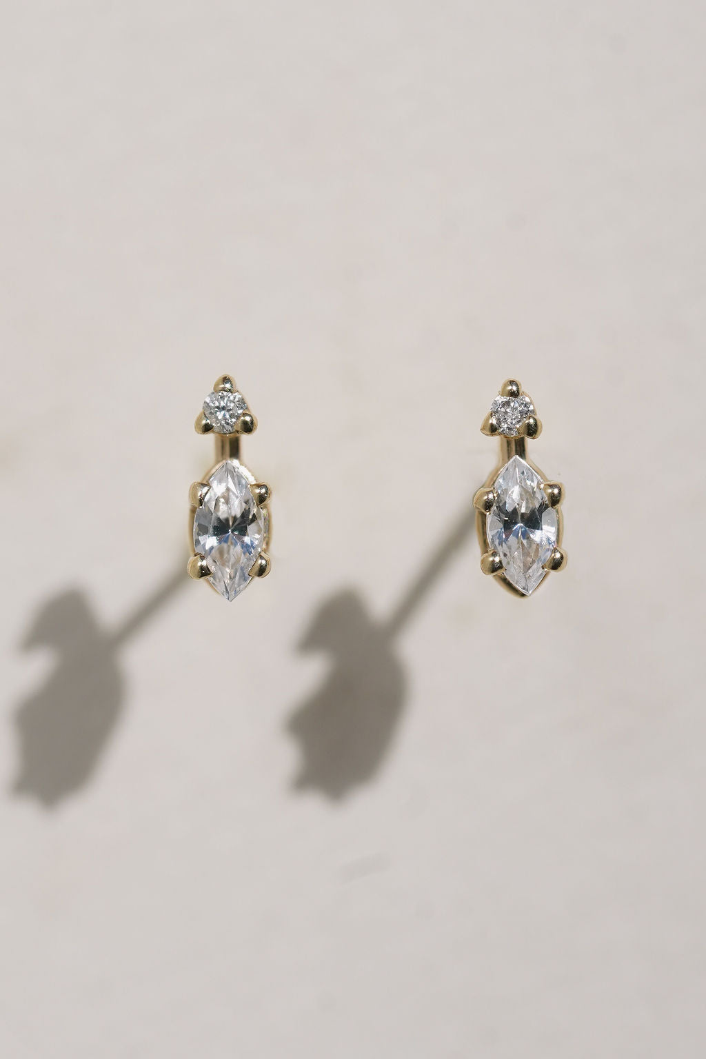 Marquise Diamond + Accent Studs