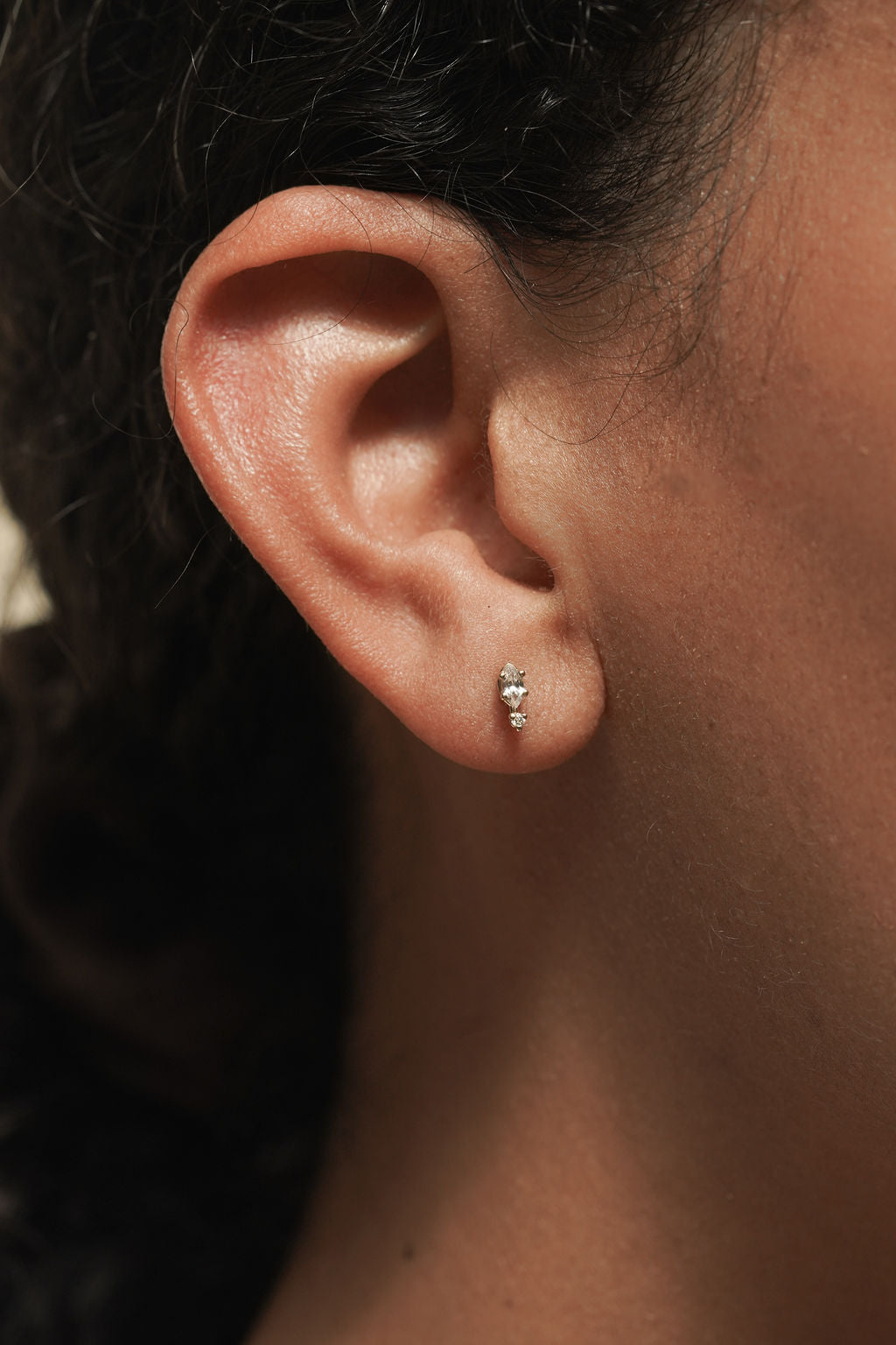 Marquise Diamond + Accent Studs