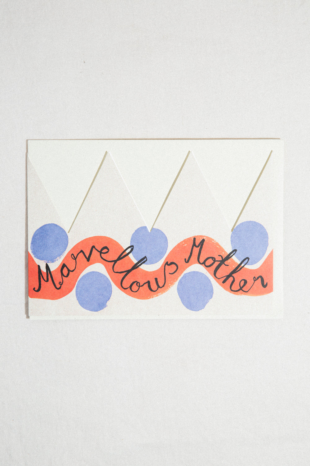 Marvelous Mother Greeting Card and Party Hat