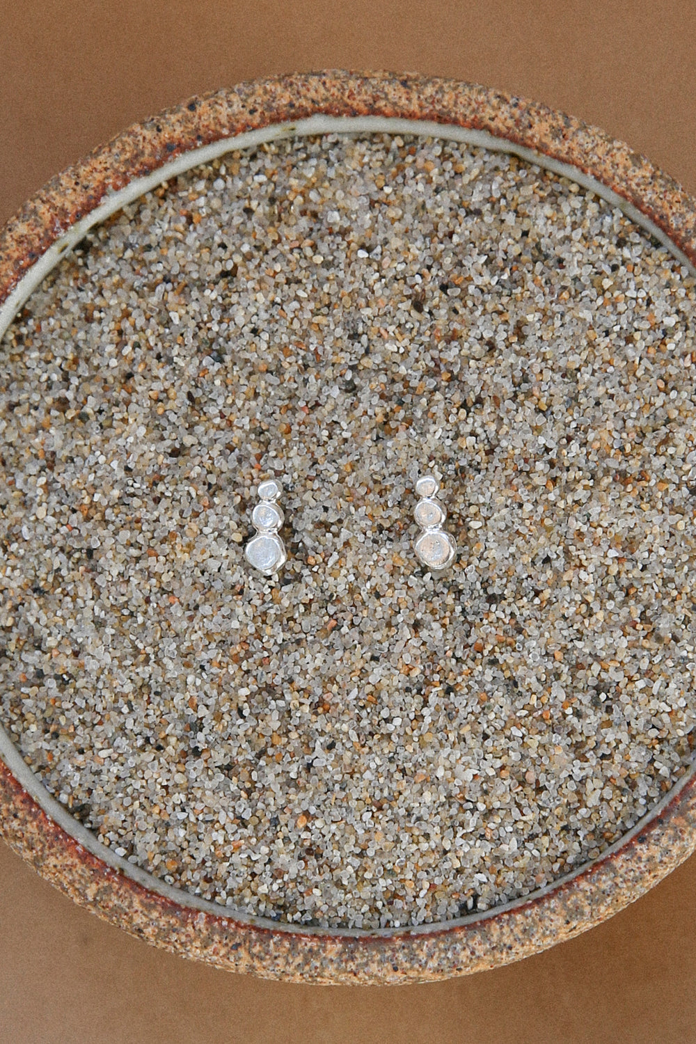 Cairn Earrings - Silver
