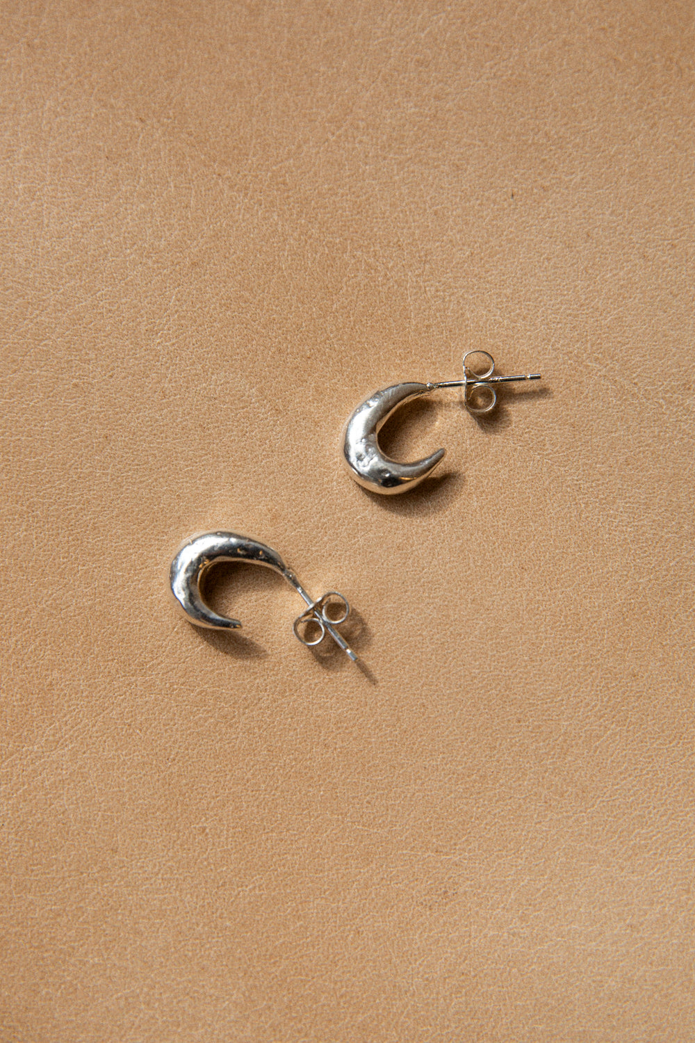 Lithic Hoops - Silver