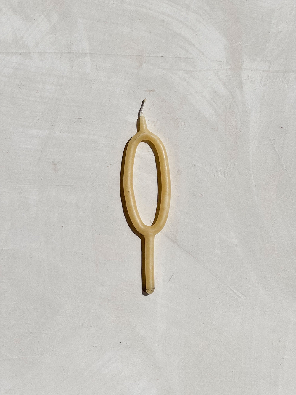 Hand Dipped Beeswax Number Candles