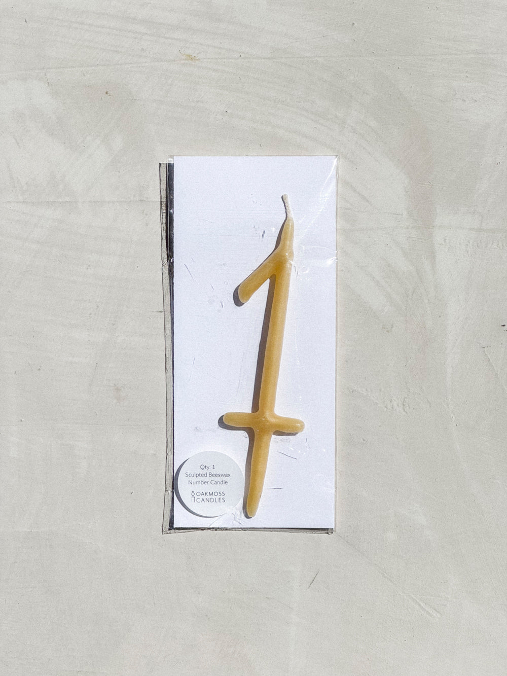 Hand Dipped Beeswax Number Candles