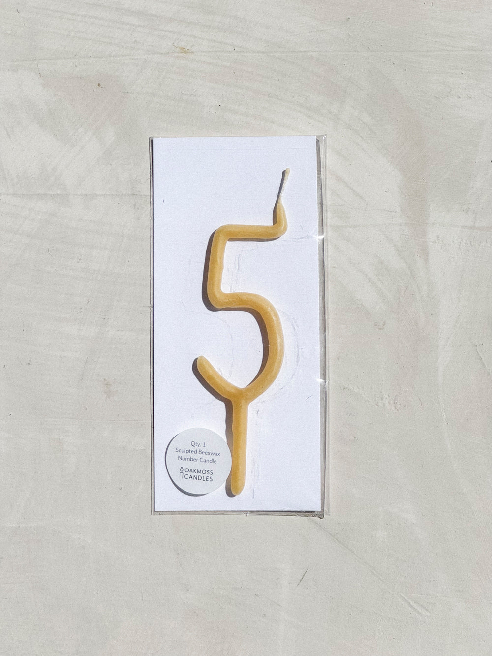 Hand Dipped Beeswax Number Candles