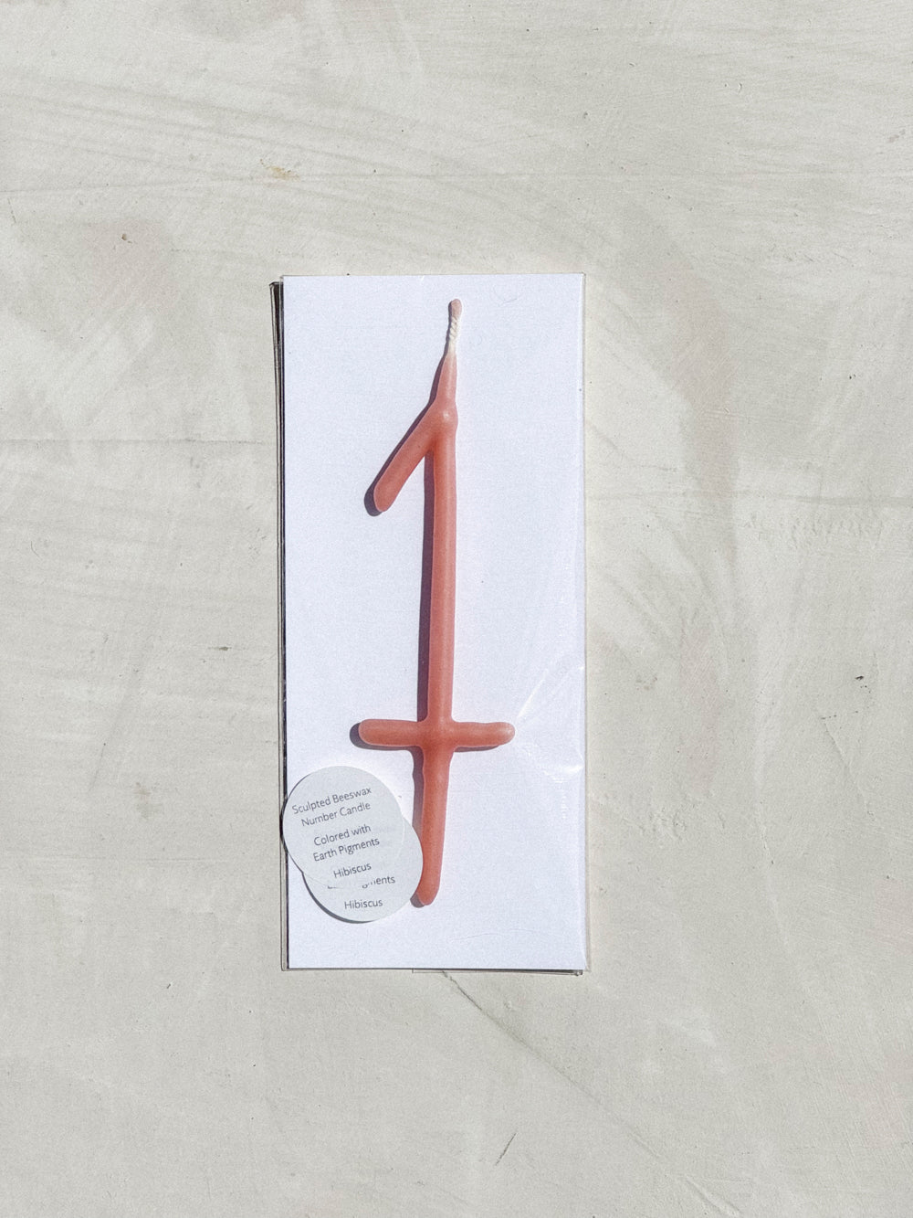 Hand Dipped Beeswax Number Candles