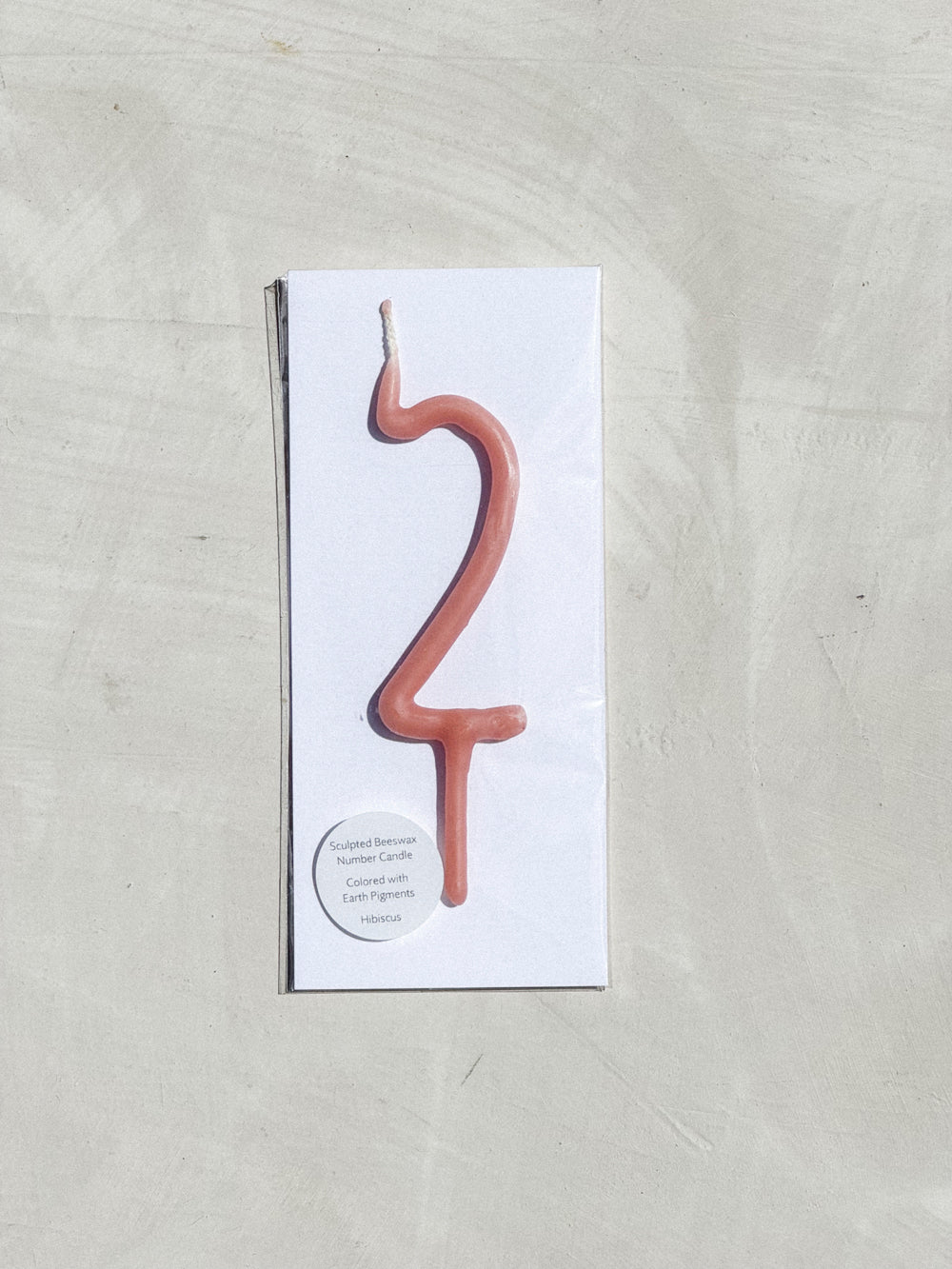 Hand Dipped Beeswax Number Candles