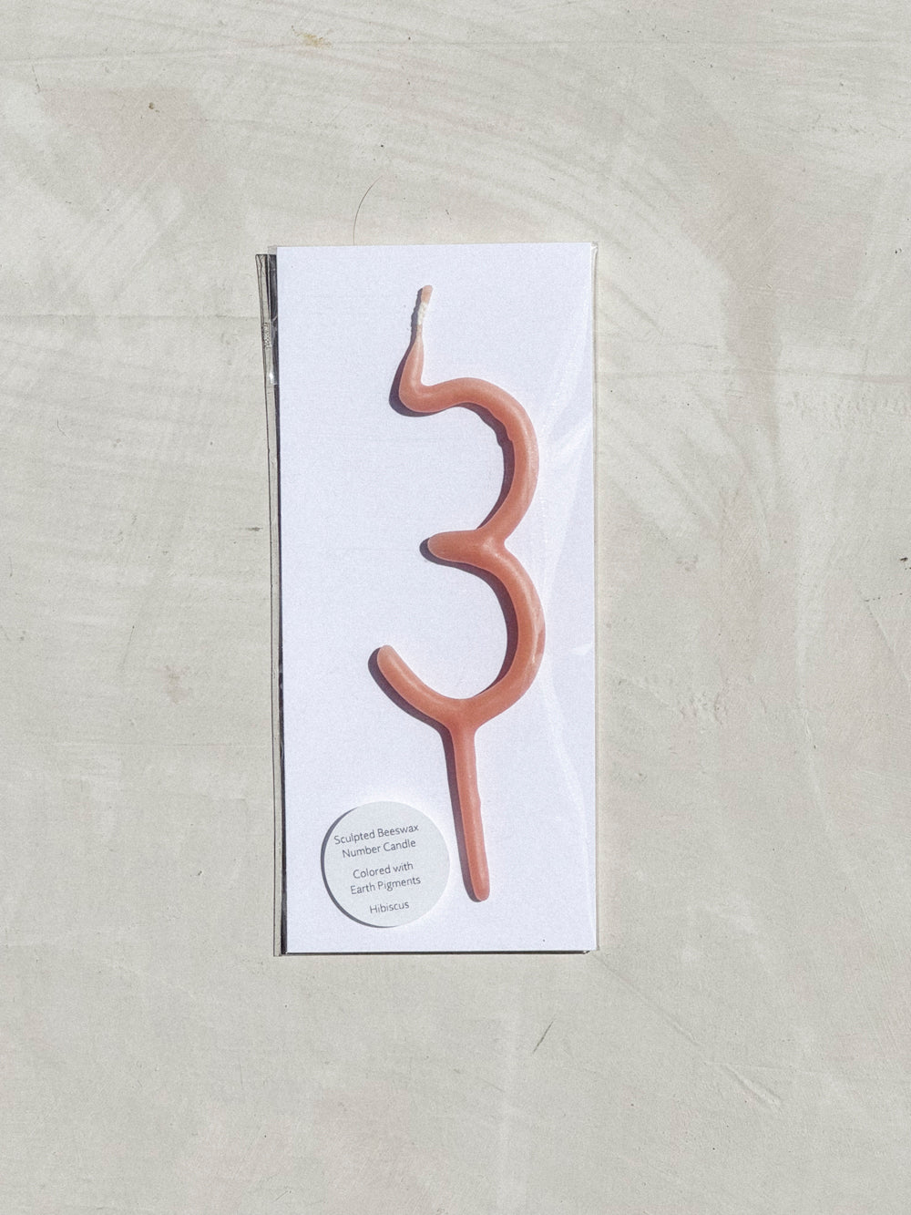 Hand Dipped Beeswax Number Candles