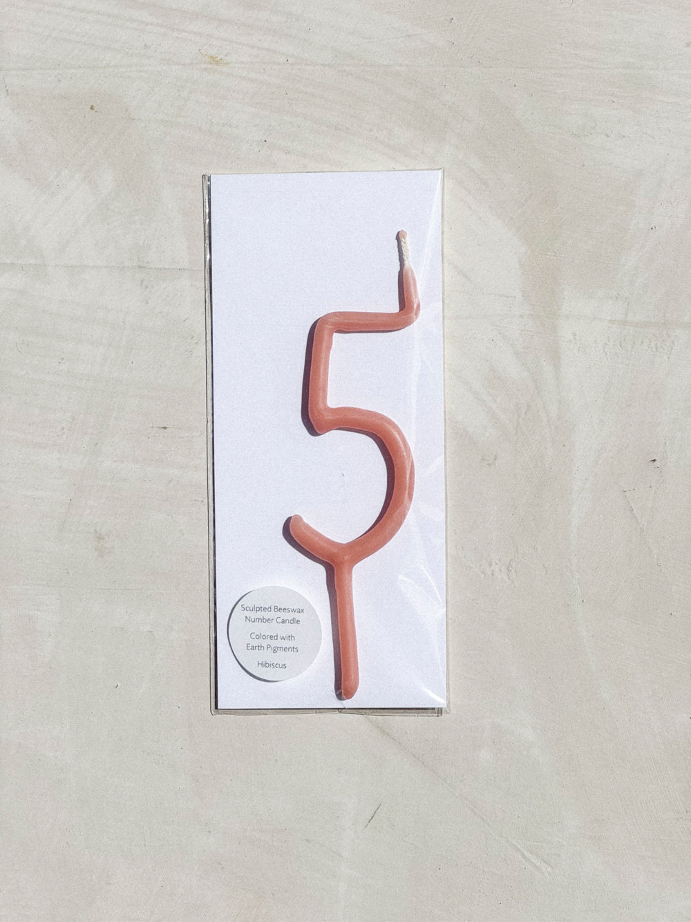Hand Dipped Beeswax Number Candles