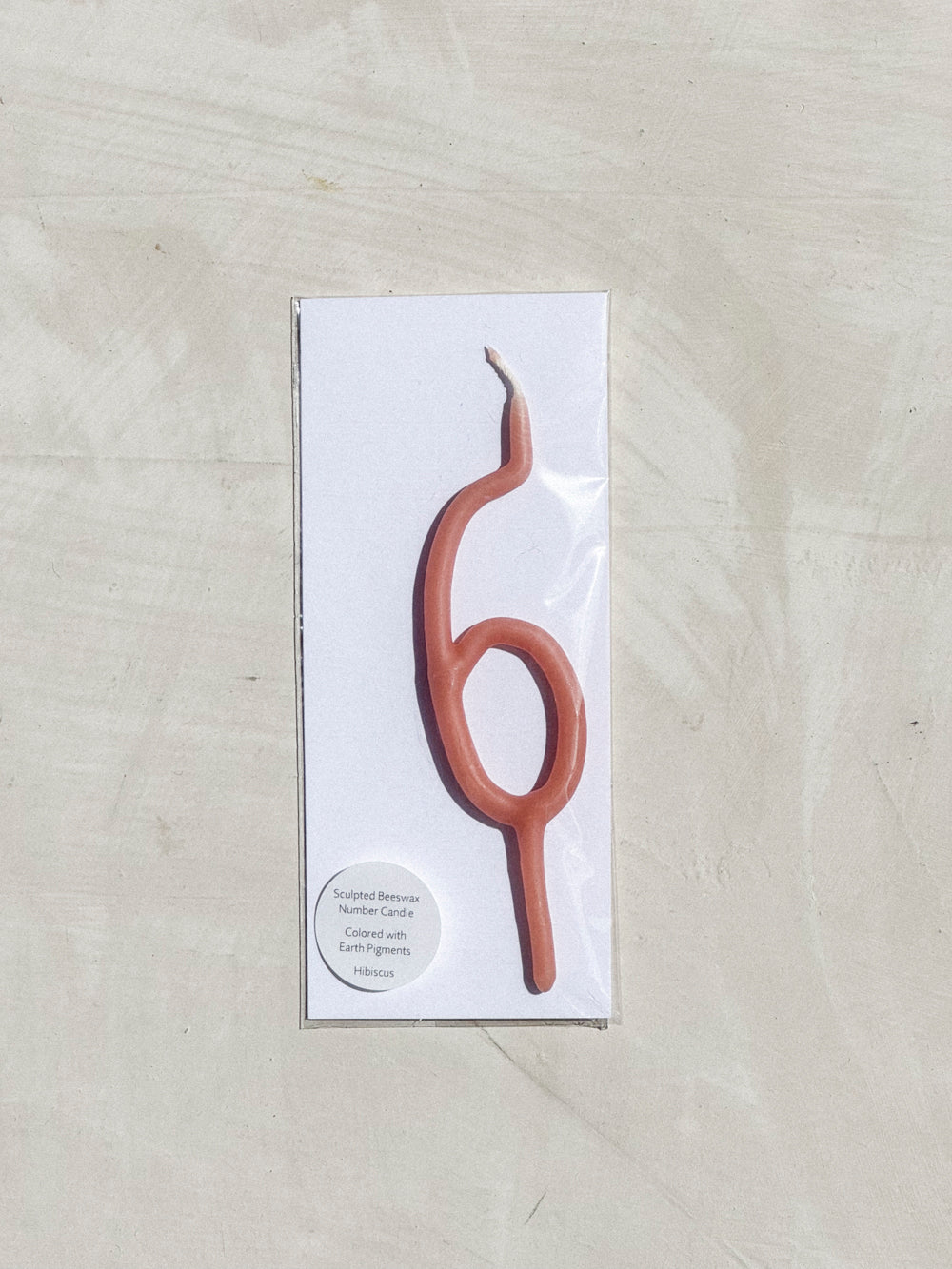 Hand Dipped Beeswax Number Candles