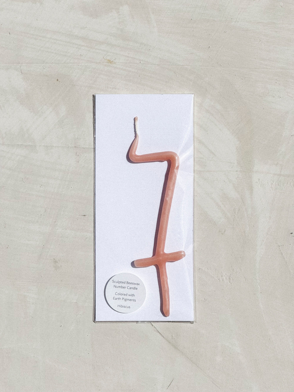 Hand Dipped Beeswax Number Candles