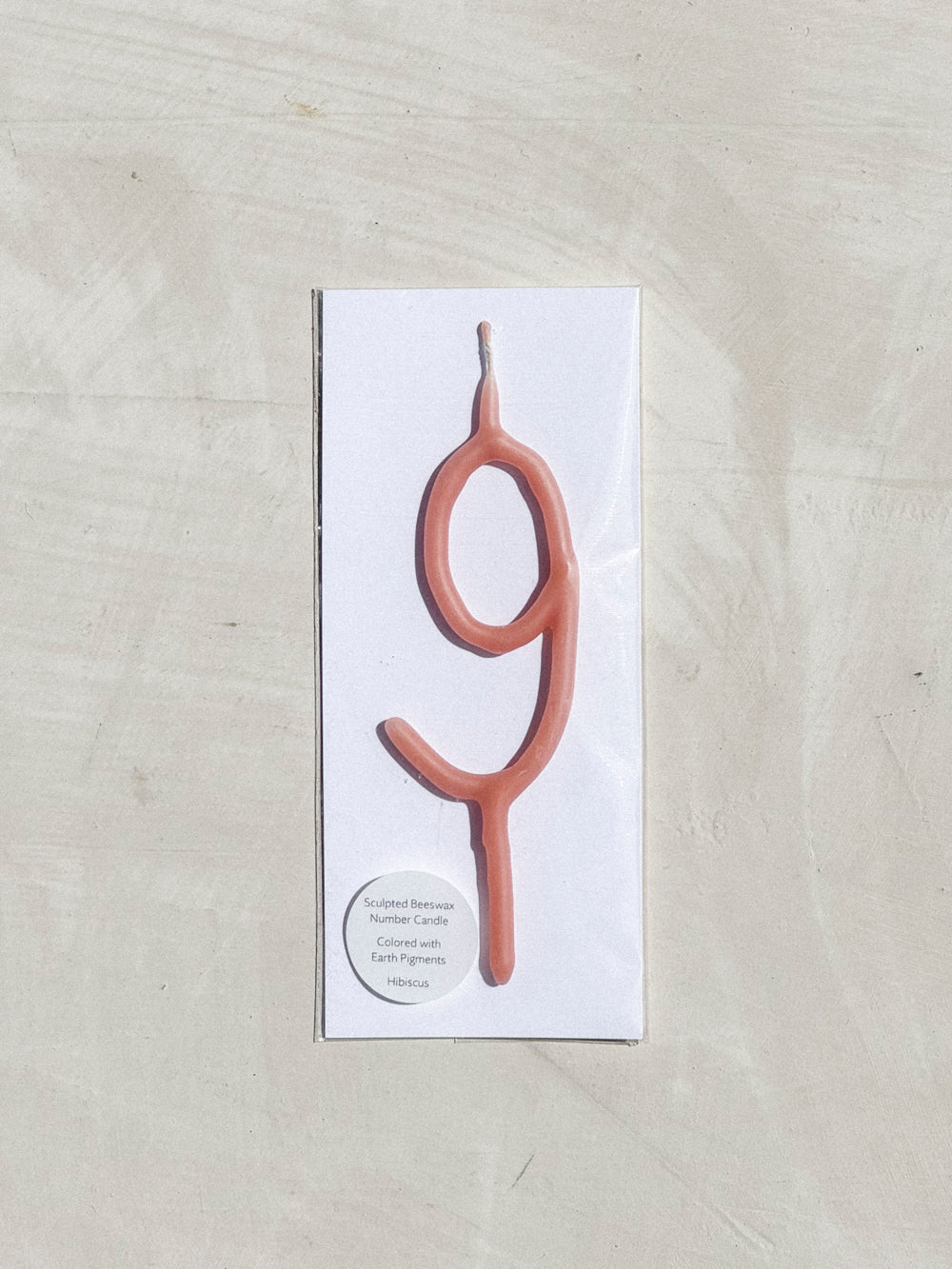 Hand Dipped Beeswax Number Candles