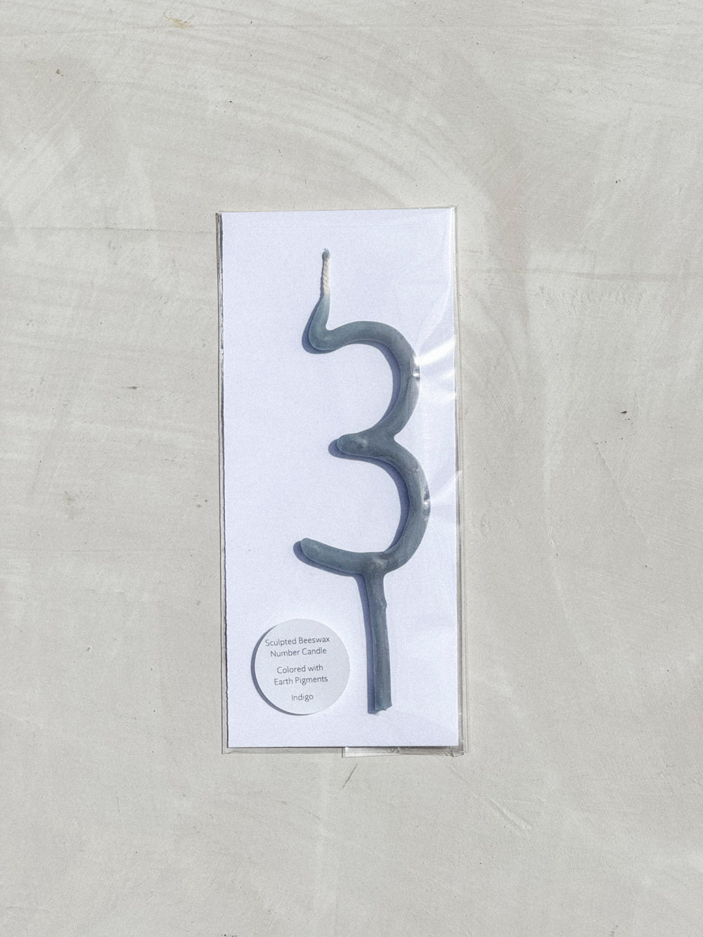 Hand Dipped Beeswax Number Candles