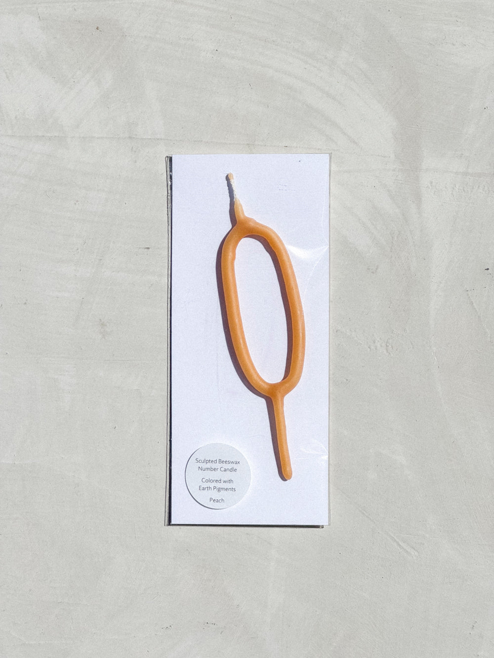 Hand Dipped Beeswax Number Candles