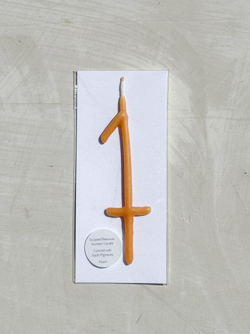 Hand Dipped Beeswax Number Candles