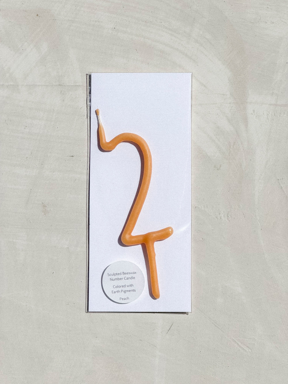Hand Dipped Beeswax Number Candles