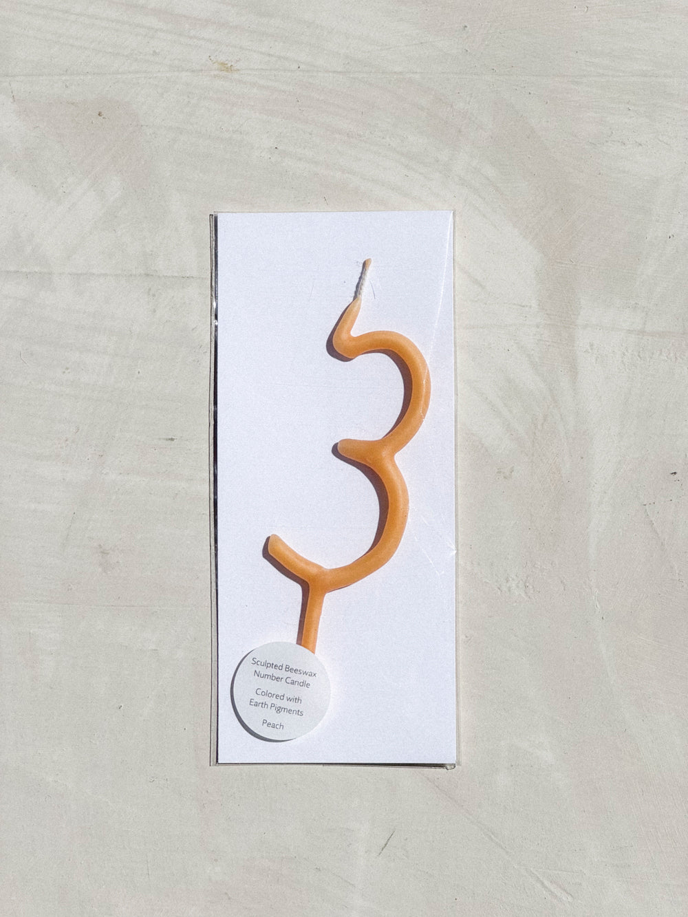 Hand Dipped Beeswax Number Candles