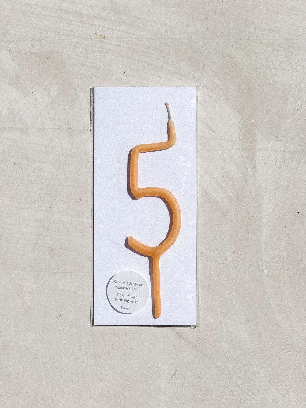 Hand Dipped Beeswax Number Candles