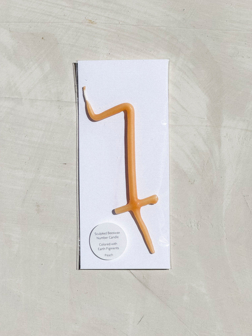 Hand Dipped Beeswax Number Candles
