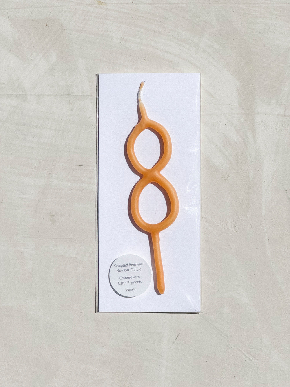 Hand Dipped Beeswax Number Candles