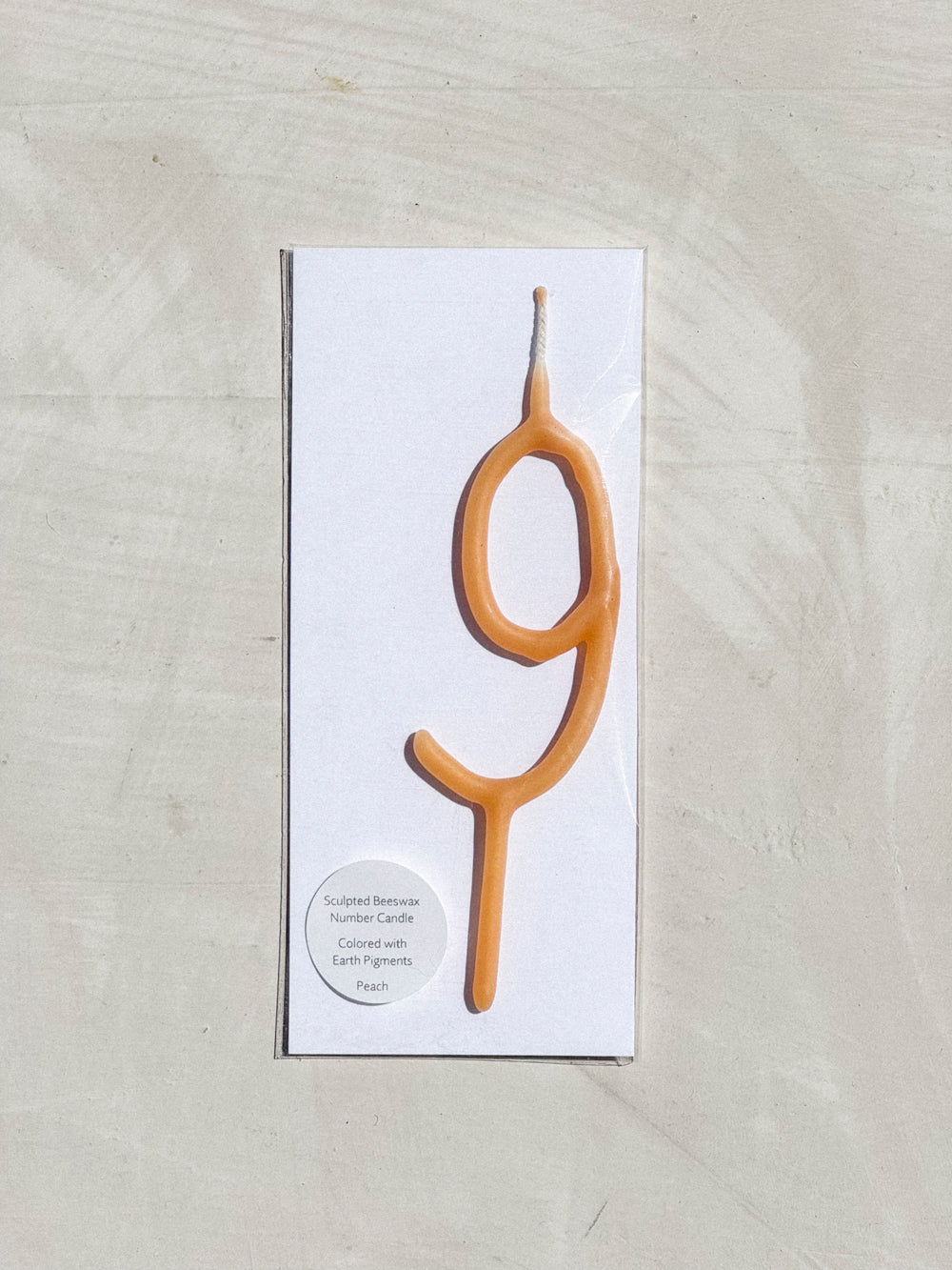 Hand Dipped Beeswax Number Candles