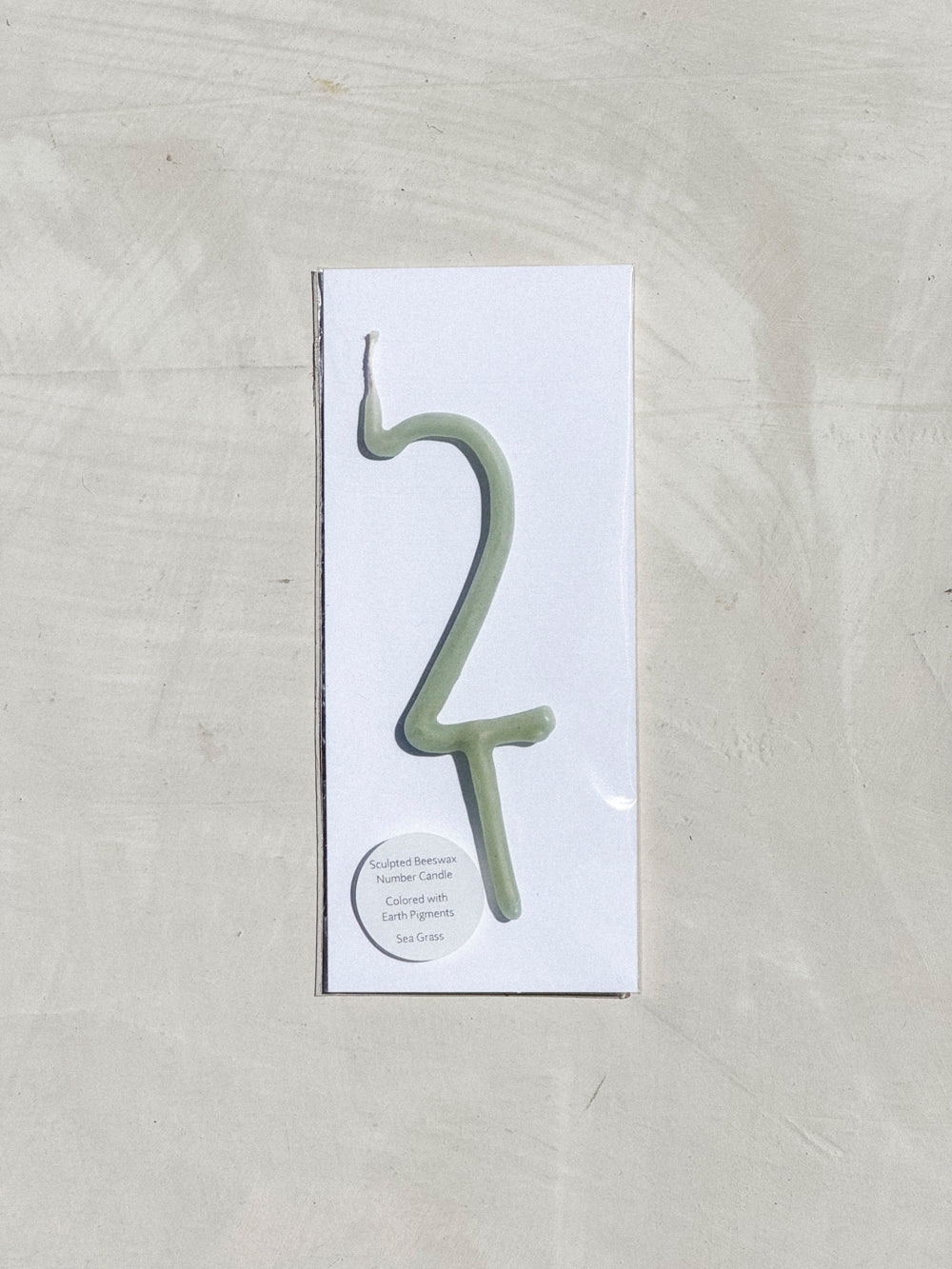 Hand Dipped Beeswax Number Candles