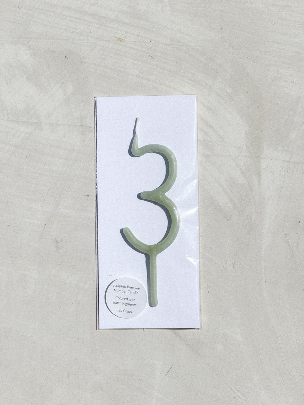 Hand Dipped Beeswax Number Candles