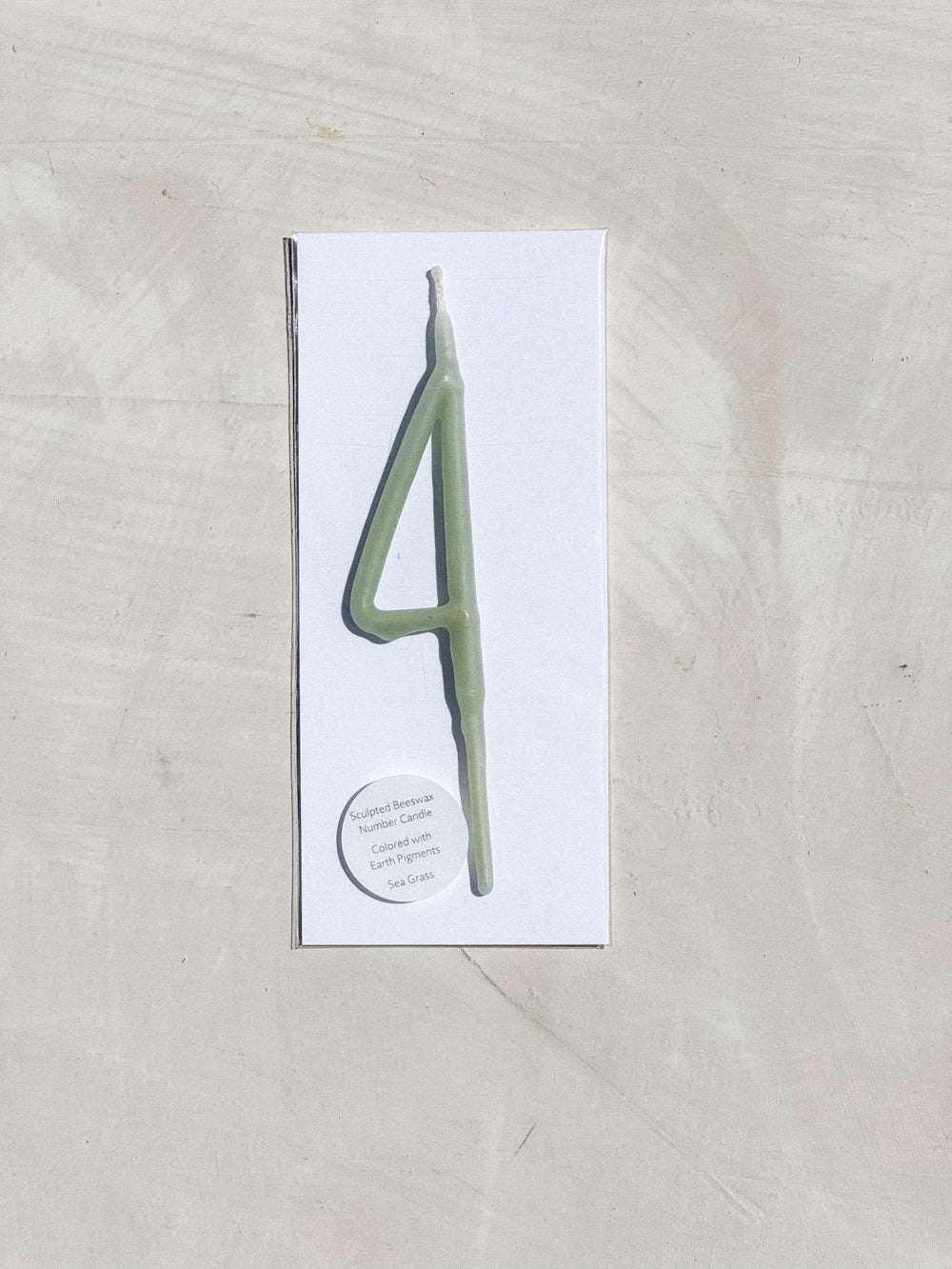 Hand Dipped Beeswax Number Candles