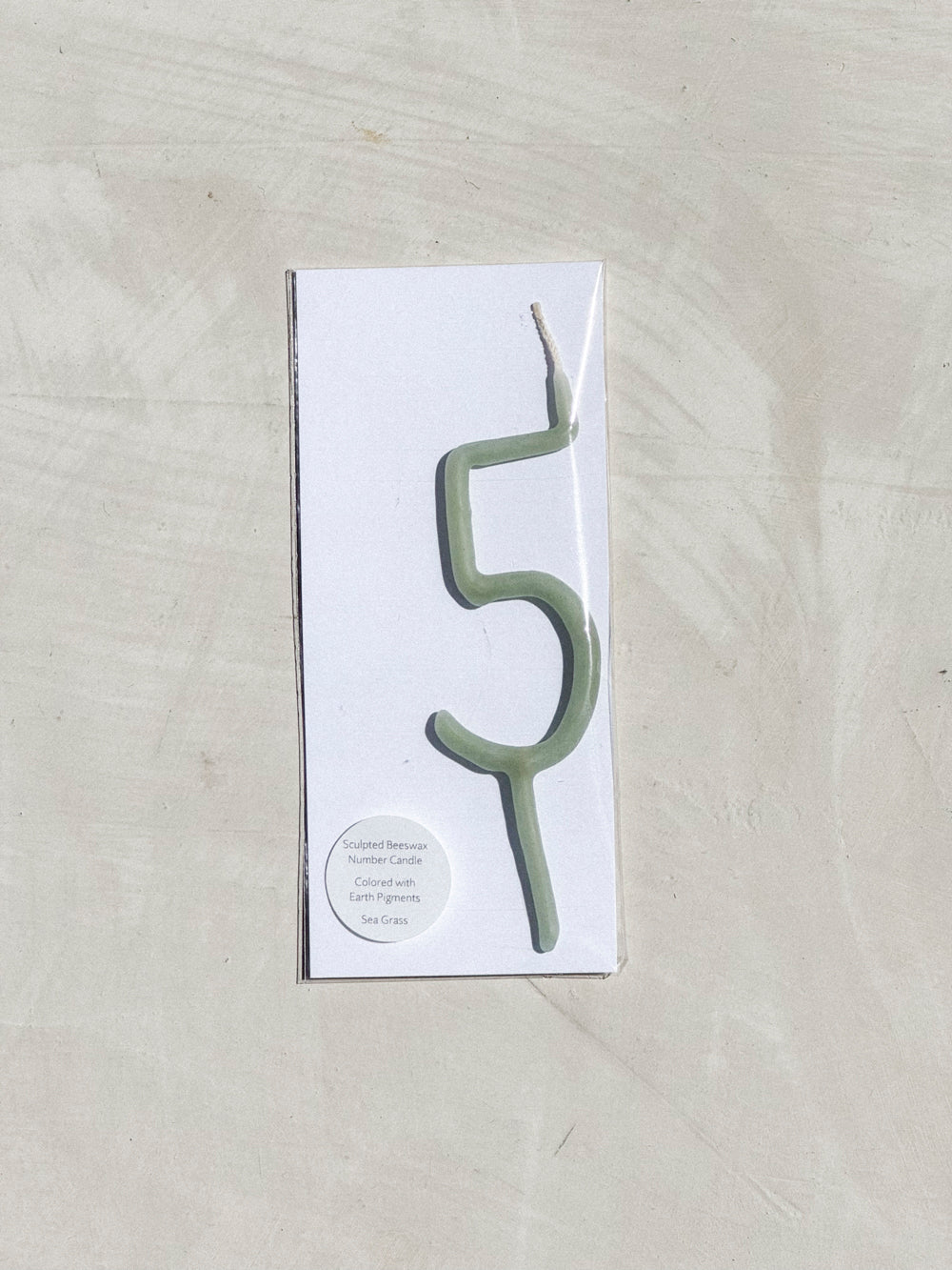Hand Dipped Beeswax Number Candles