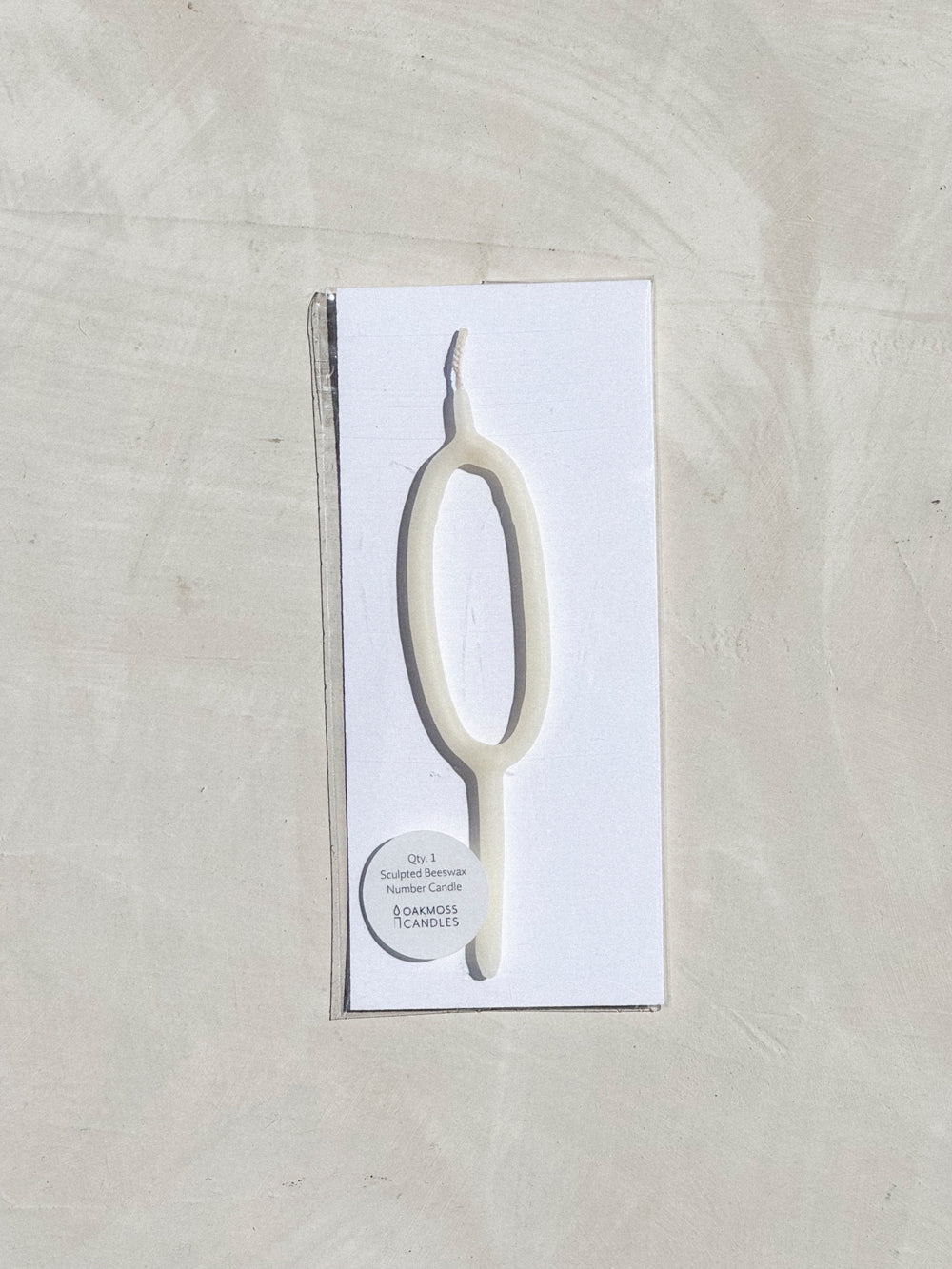 Hand Dipped Beeswax Number Candles