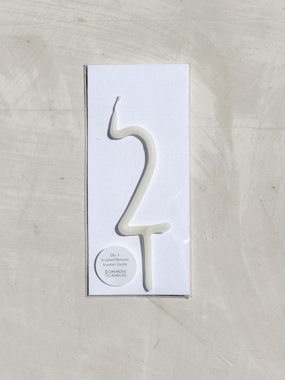 Hand Dipped Beeswax Number Candles