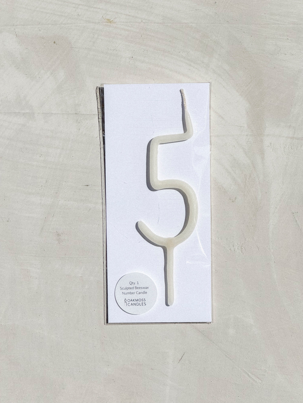 Hand Dipped Beeswax Number Candles