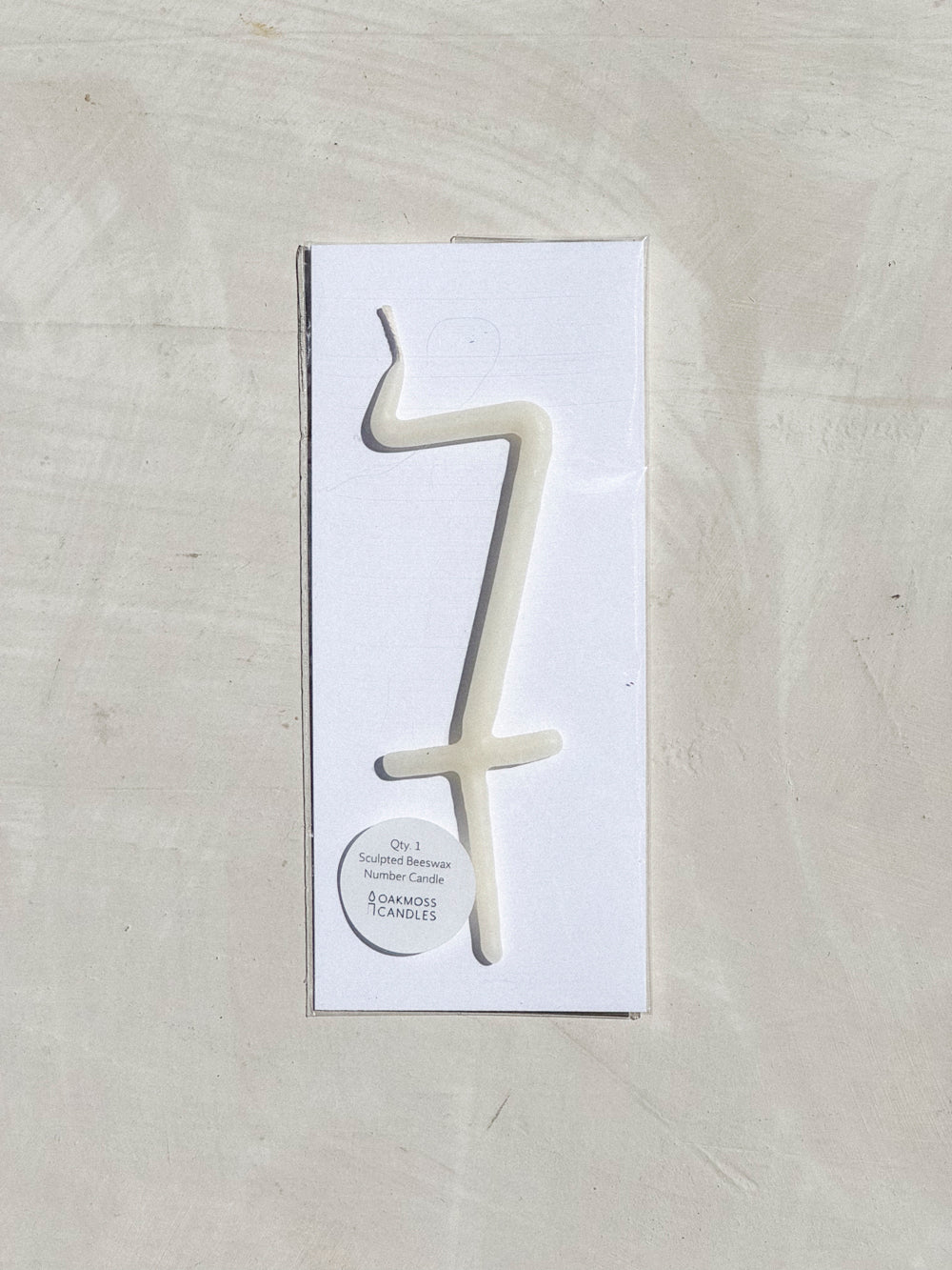 Hand Dipped Beeswax Number Candles