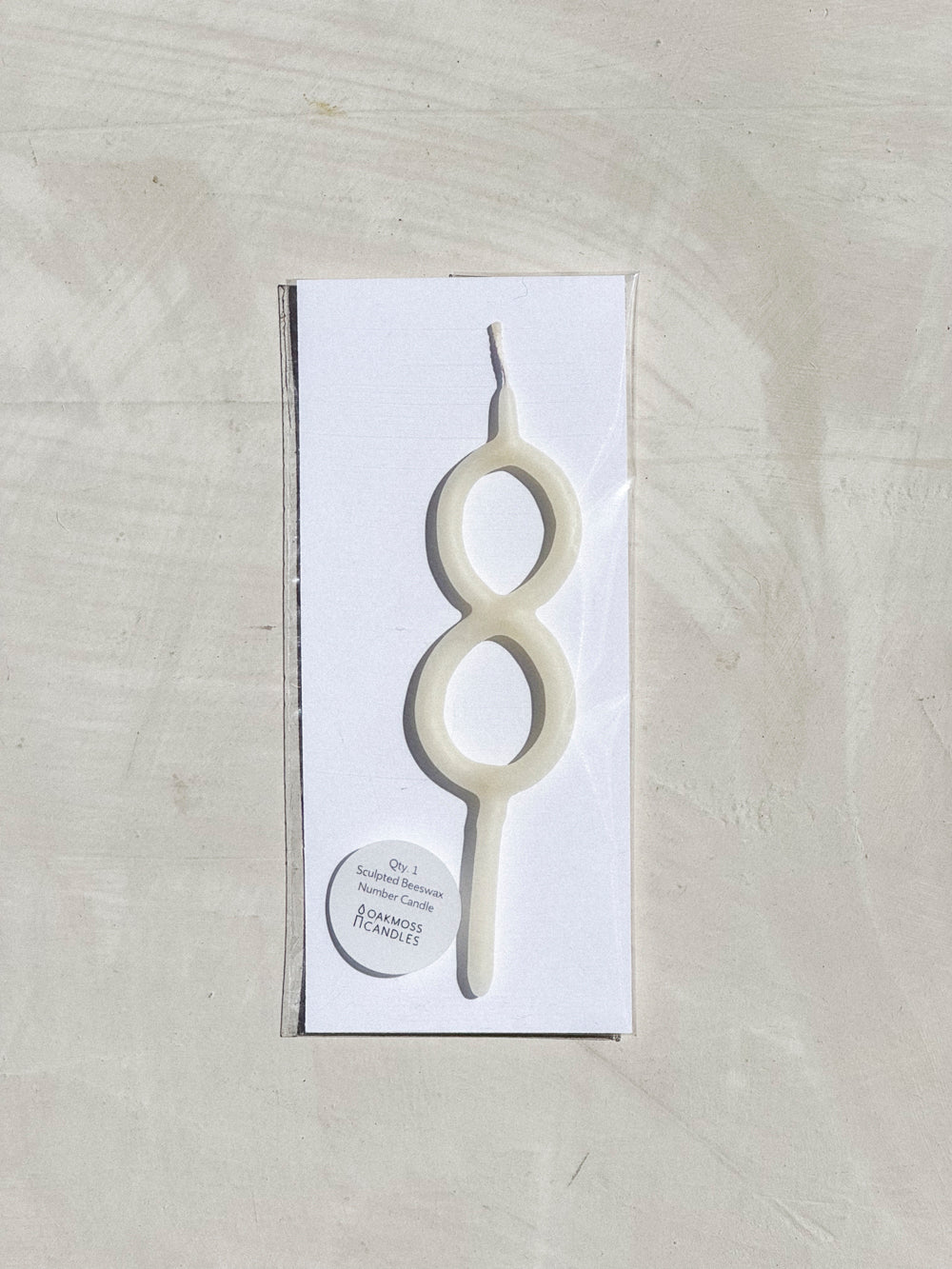 Hand Dipped Beeswax Number Candles