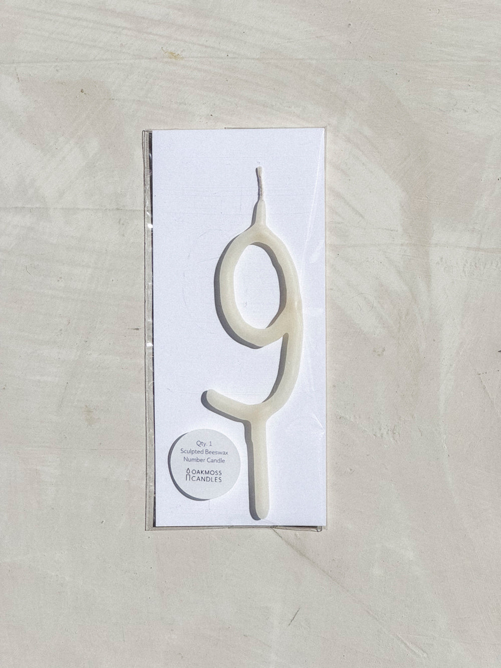 Hand Dipped Beeswax Number Candles